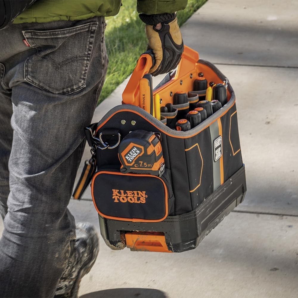 Klein Tools 62202MB MODbox Tool Tote, Part of the Mobile Black/Orange