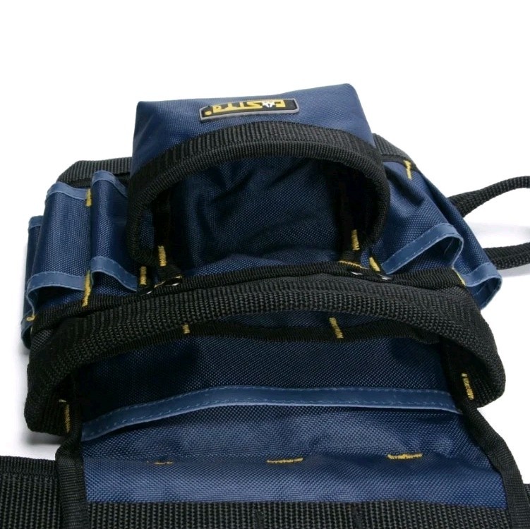 32 pocket 2 Pouch Utility Multifunction Tool Belt Bag Blue