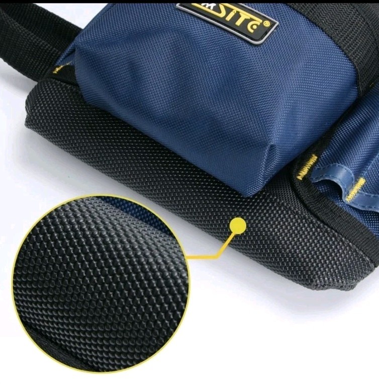 32 pocket 2 Pouch Utility Multifunction Tool Belt Bag Blue