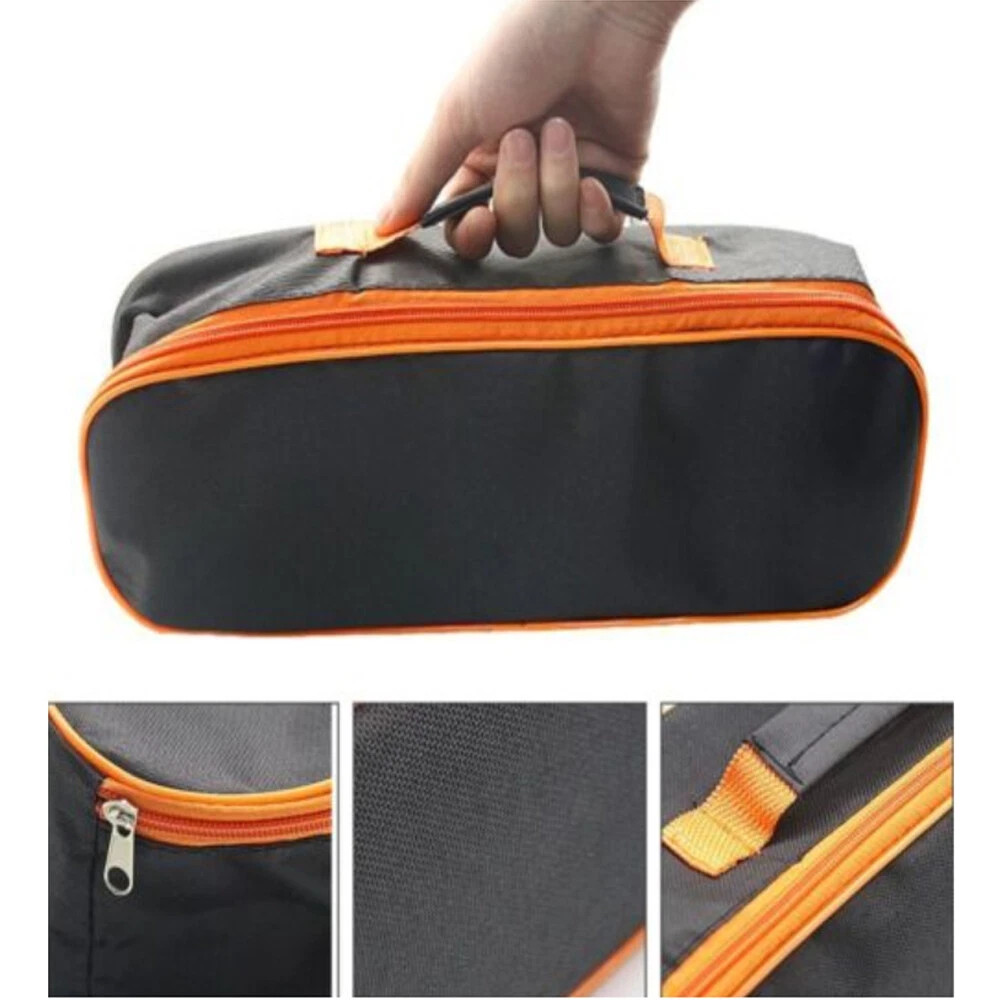 Multifunctional Metal Tool Bag Waterproof Oxford Canvas Storage Case Organizer