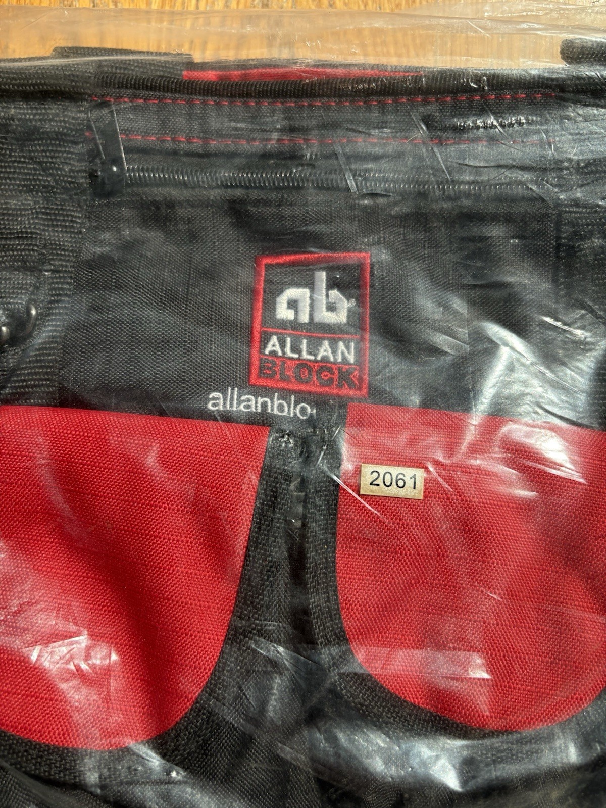 Allan Block Red And Black Took Bag (Brand new)
