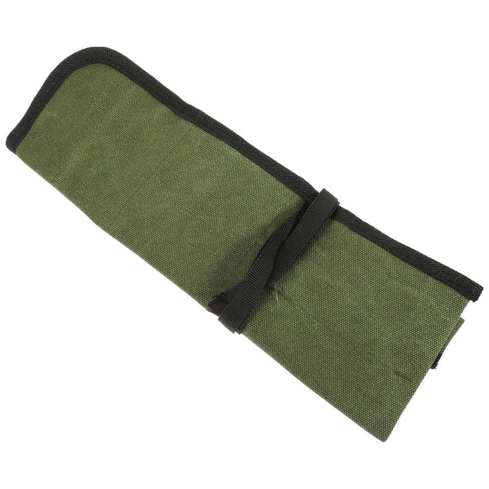 2 Pieces Woodworking Pouch Wrench Roll up Knife Bag Engraving Tool Storage