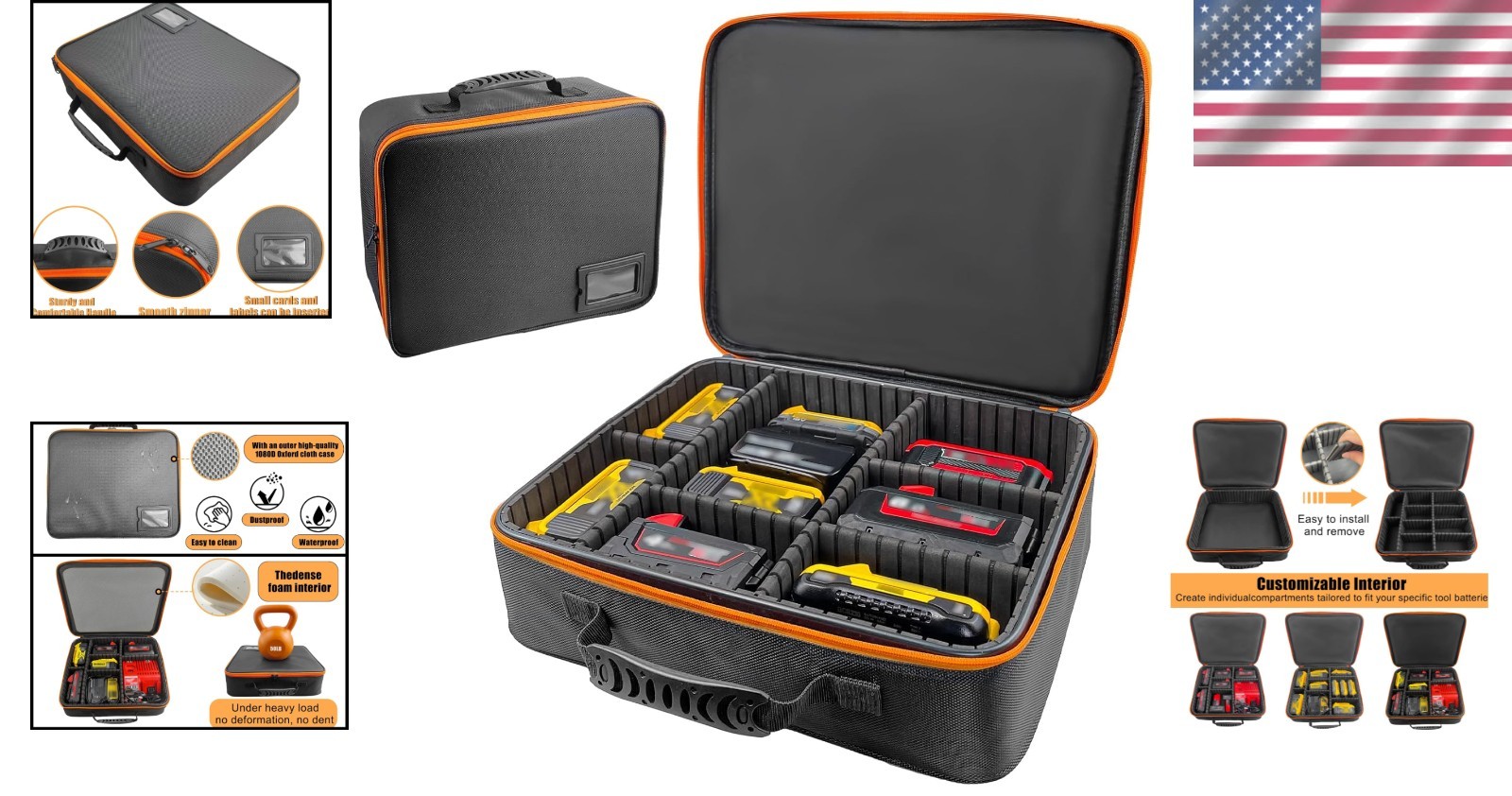 Extra Large Power Tool Battery Holder