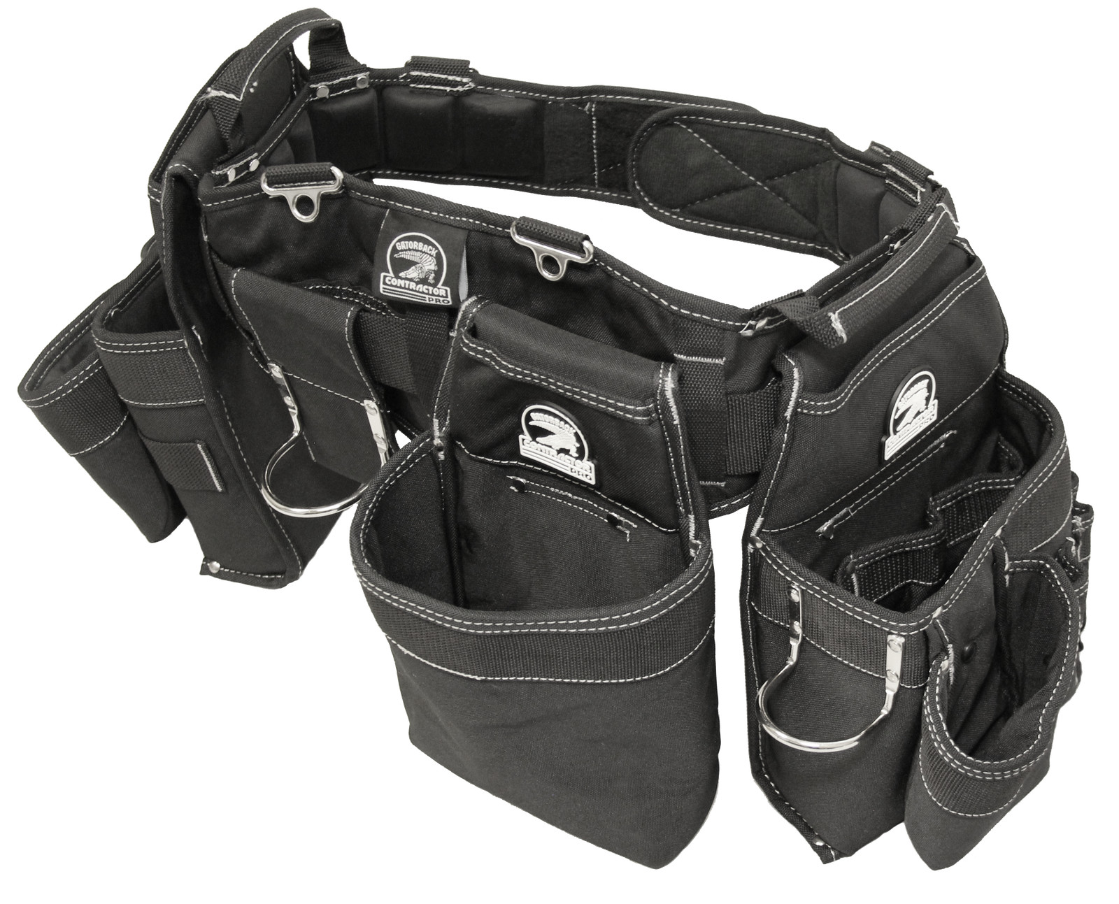 Gatorback Professional Carpenter’s Triple Tool Belt Combo B145 Adjustable Nylon