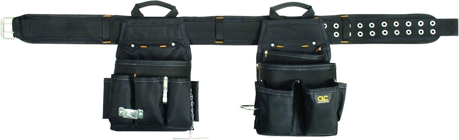 CLC 5609 3 Piece Electrical Combo Tool Belt, 20 Pocket, Black, 29-46 Inches