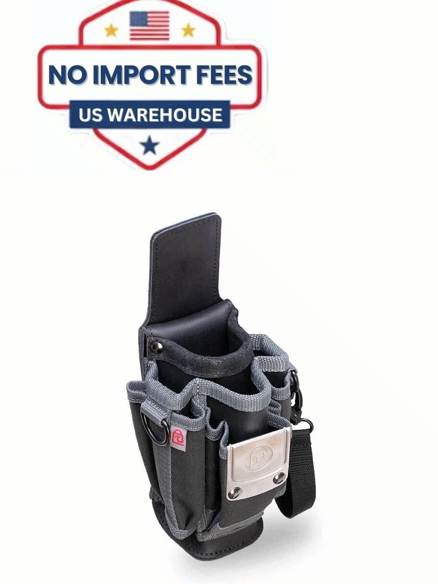 Veto Pro Pac MP1X Small Tool Pouch VPP10653 – Leather Backed 9 Pockets