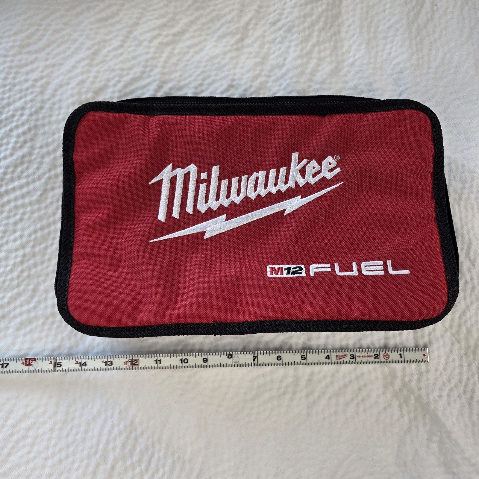 Milwaukee M12 Fuel Soft Case Tote Tool Bag Empty wStraps 14X9X3.5IN TOUGH FABRIC