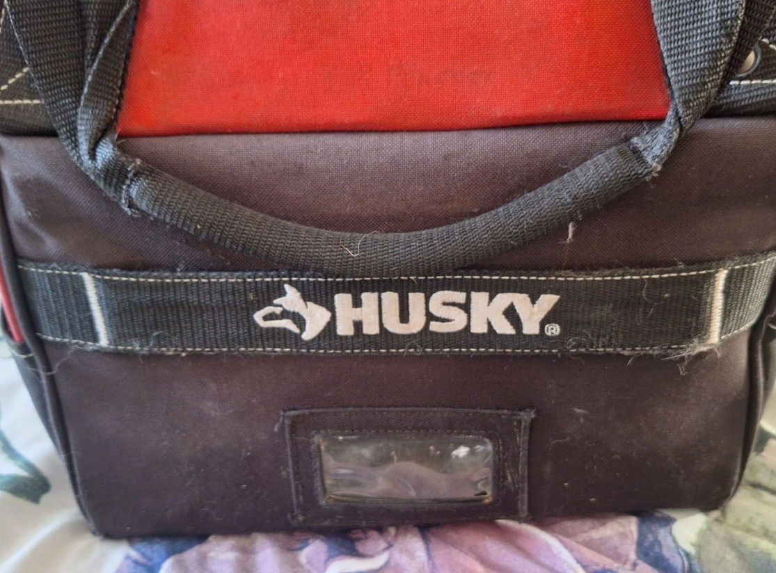 Husky 15 Inch Contractor’s Multi-Purpose Water-Resistant Tool Bag