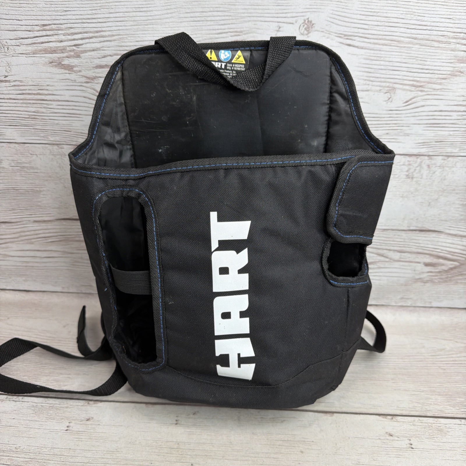 Hart Tool Organizer Open Backpack w/ Chest Buckle Model HGSP03 Free Shipping!