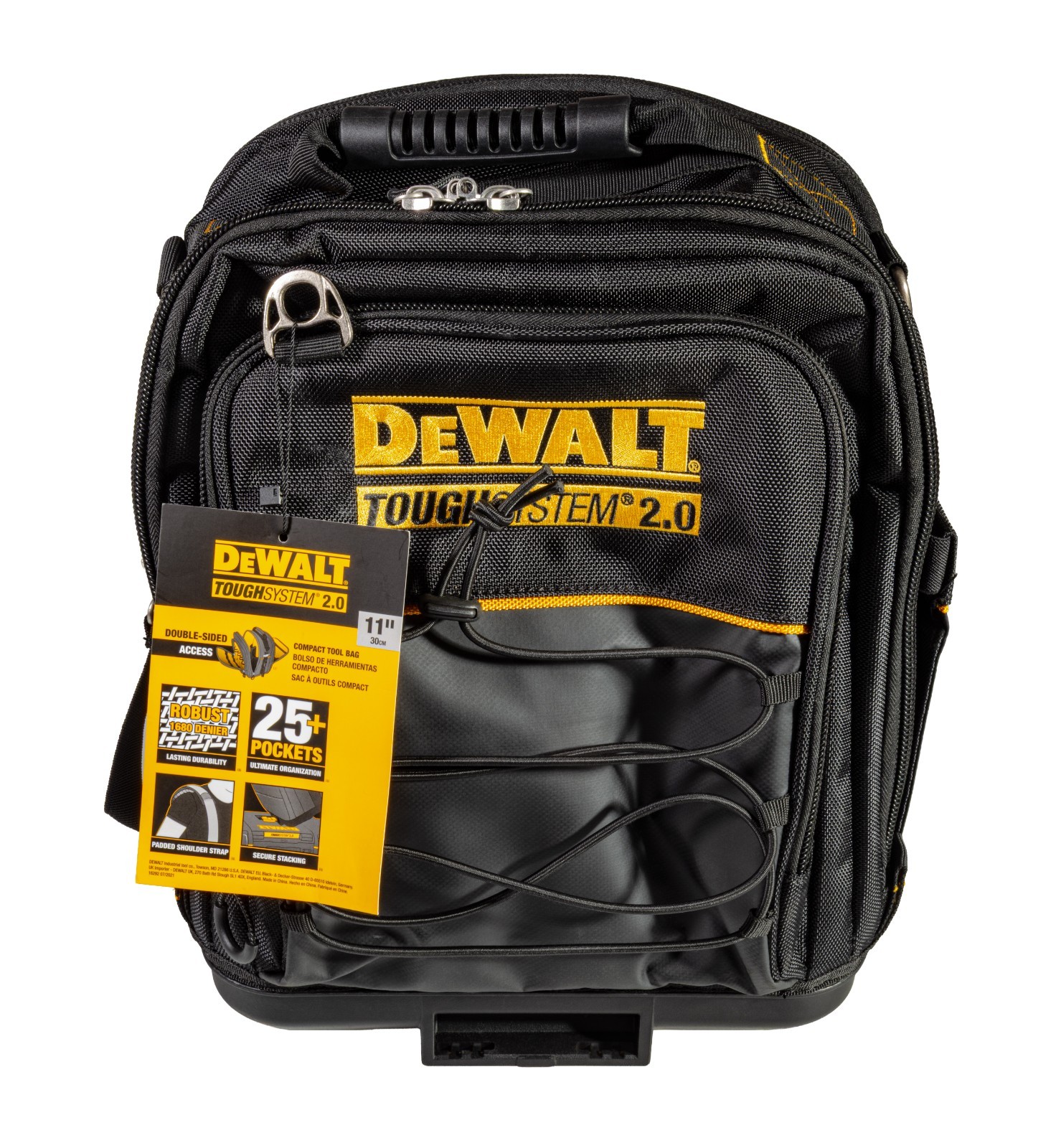 DeWALT DWST08025 TOUGHSYSTEM 2.0 Durable 1680D Compact Tool Bag w/ 25 Pockets
