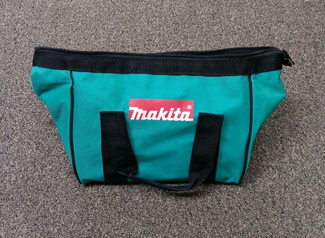 Makita 11”inch Small Contractors Tool Bag 11”x10”x8” Blue / Black – Used Lightly