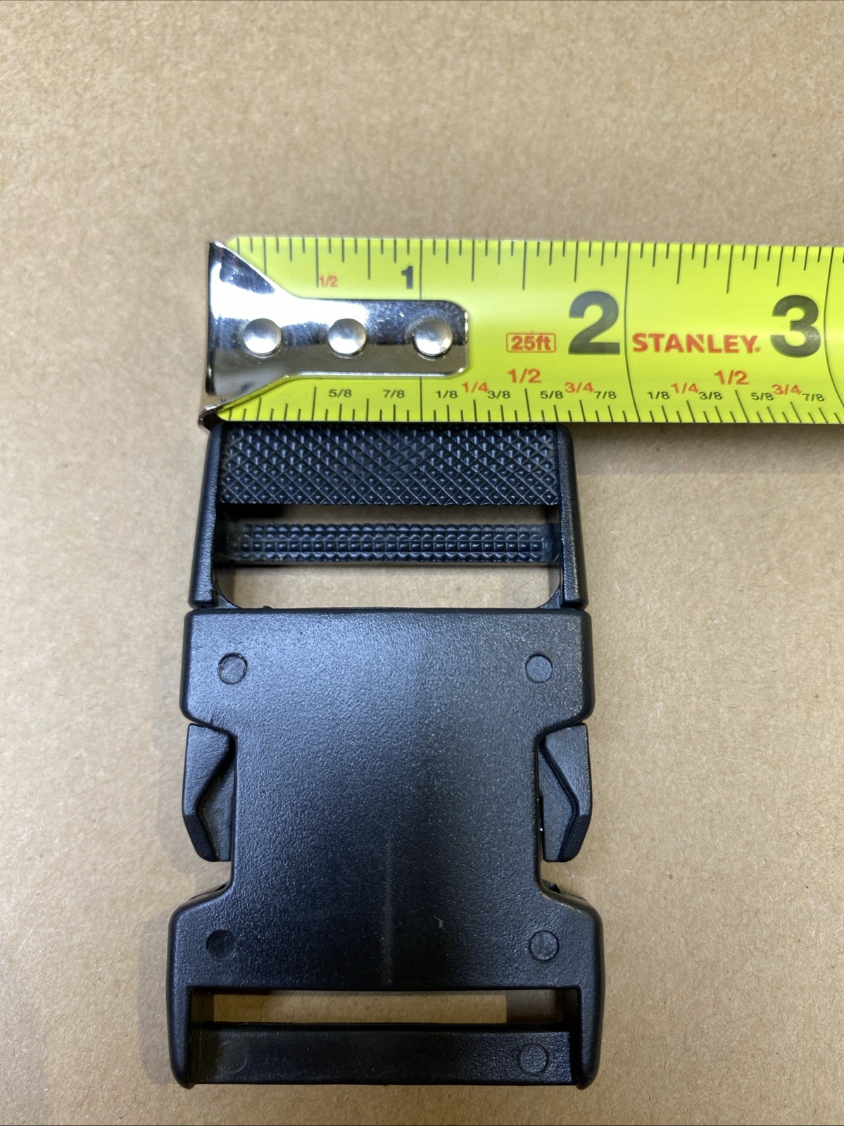 4PCS 1 3/4 Inch Plastic Buckle Heavy Duty Dual Adjustable Side Quick Release