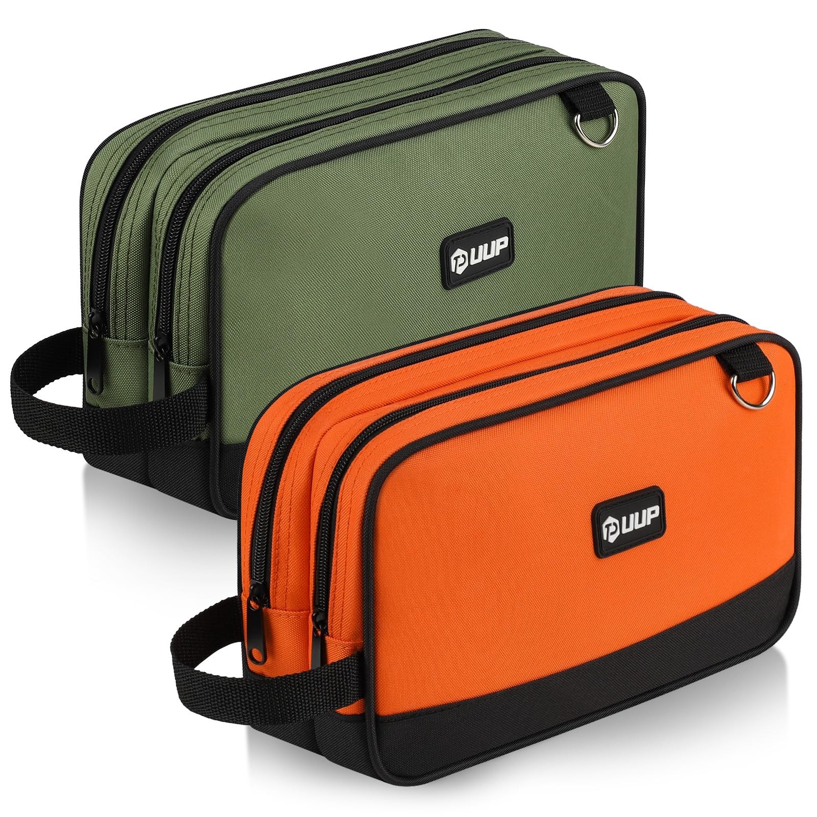 12″ Small Tool Bag 2 Pack, Zipper Tool Pouch 2 Compartments, Utility ToolBag …
