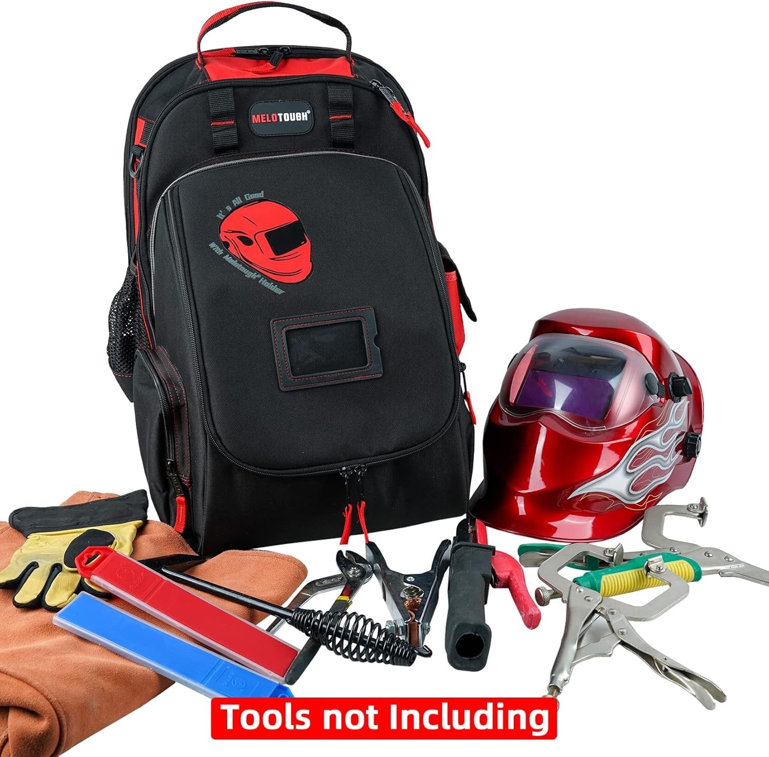 Welding Tool backpack Extreme Gear Pack with Large Capacity Helmet Holder Luggag