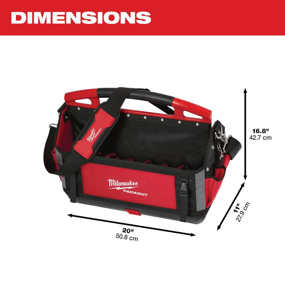 Technician Tool Bag 20″ 11 Pcs Screwdriver Set Contractor Tote Electrician Caddy