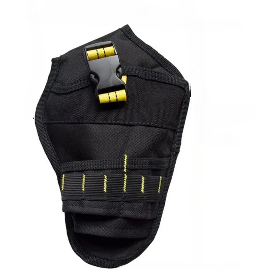 1pc Cordless Drill Holster with Hook & Metal Clip Oxford Cloth Tool Holder – NEW