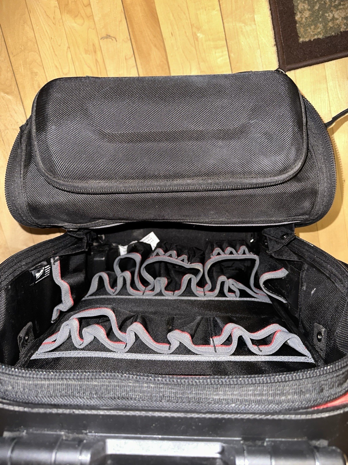 Milwaukee PACKOUT Large Ballistic Tool Backpack Tear/Impact Base Red/Black
