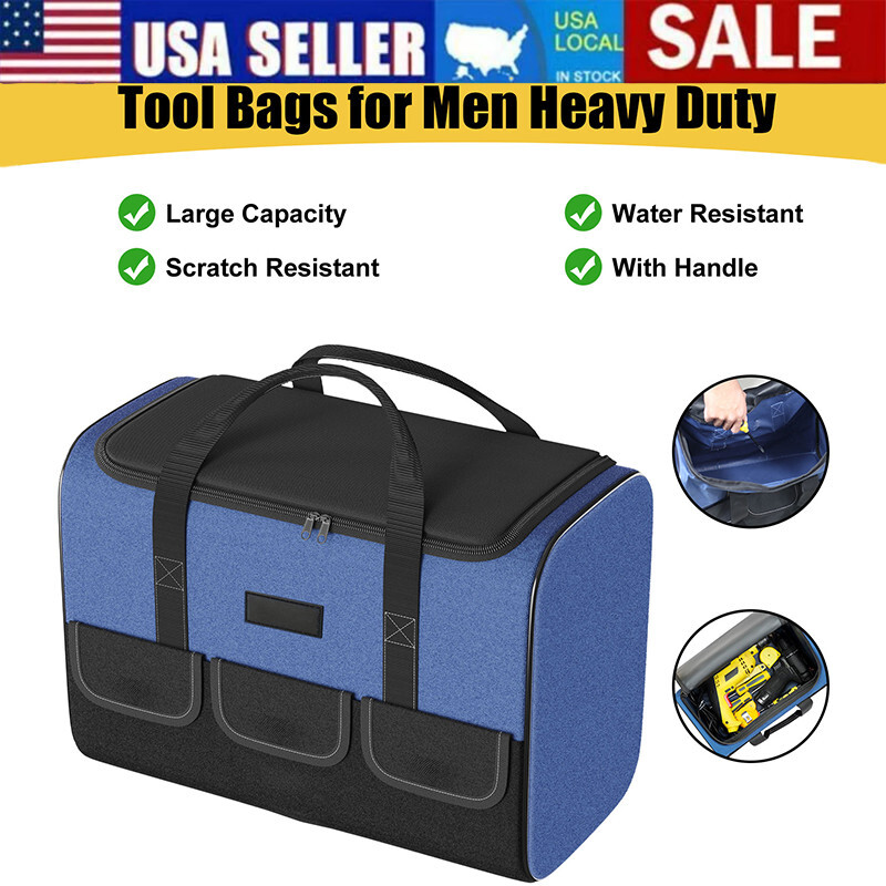 Tool Bag Heavy Duty Multifunctional Large Capacity Storage Bag Portable Outdoor