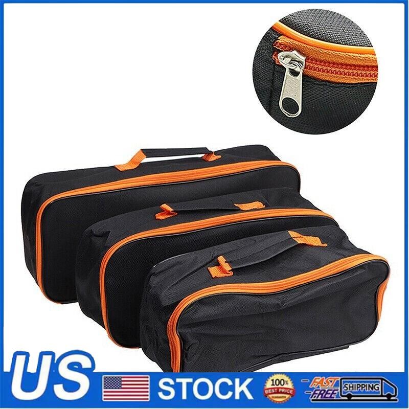 Portable Oxford Cloth Tool Bag Zip Carry Case Pouch Bag Pocket Organizer Storage