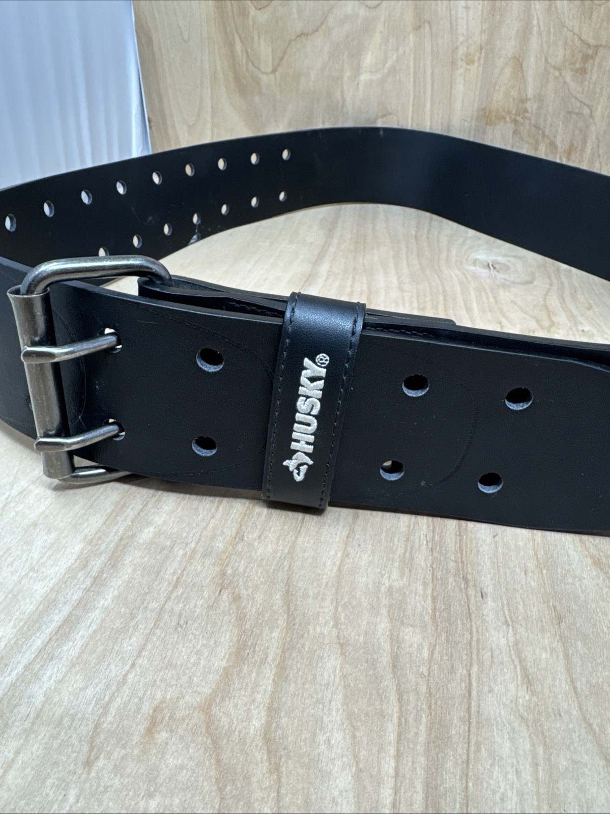 Husky 2-1/2 in. Padded Work Tool Belt Black Ranges 34-56