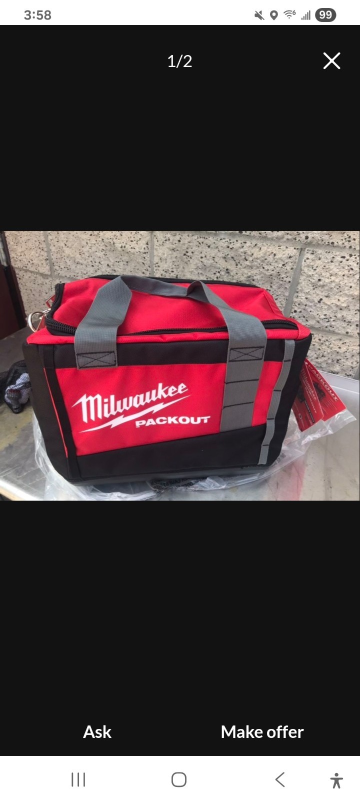 Milwaukee 48228321 Tool Bag – Red