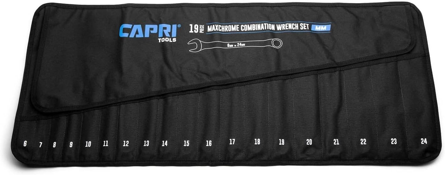 Metric Wrench Roll-Up Holder 19 Pockets