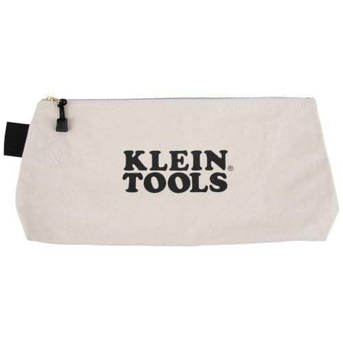 KLEIN TOOLS 62042 16-Inch Zipper Bag, Extra Long, No. 10 16-Inch, Natural