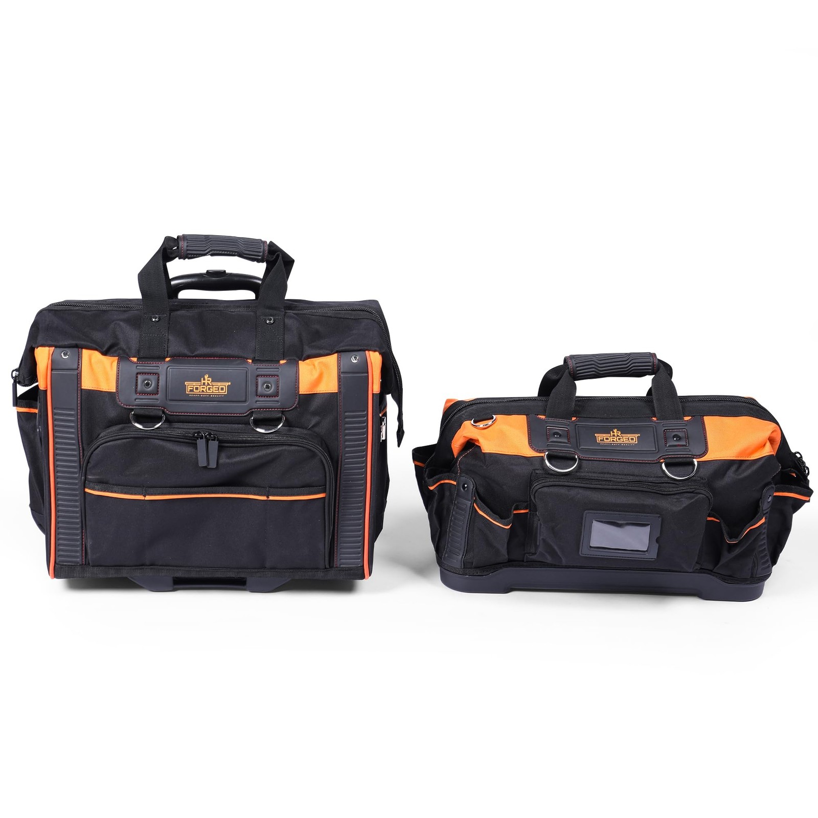 HR Forged 18″ Rolling Duffle Tool Bag 2 Pack 29 & 15 Pocket Roll Bag with Wheels