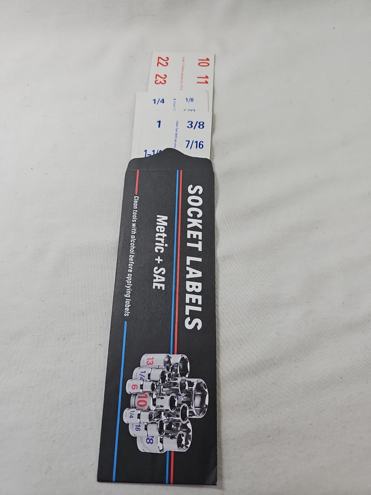 NEW! Socket Labels for SAE and METRIC – Label your socket sets!