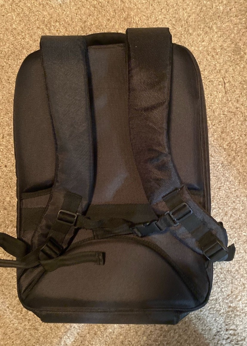 Snap On Hard Shell Clam Tool Backpack Carry-On Padded Straps W/ Inside Pockets