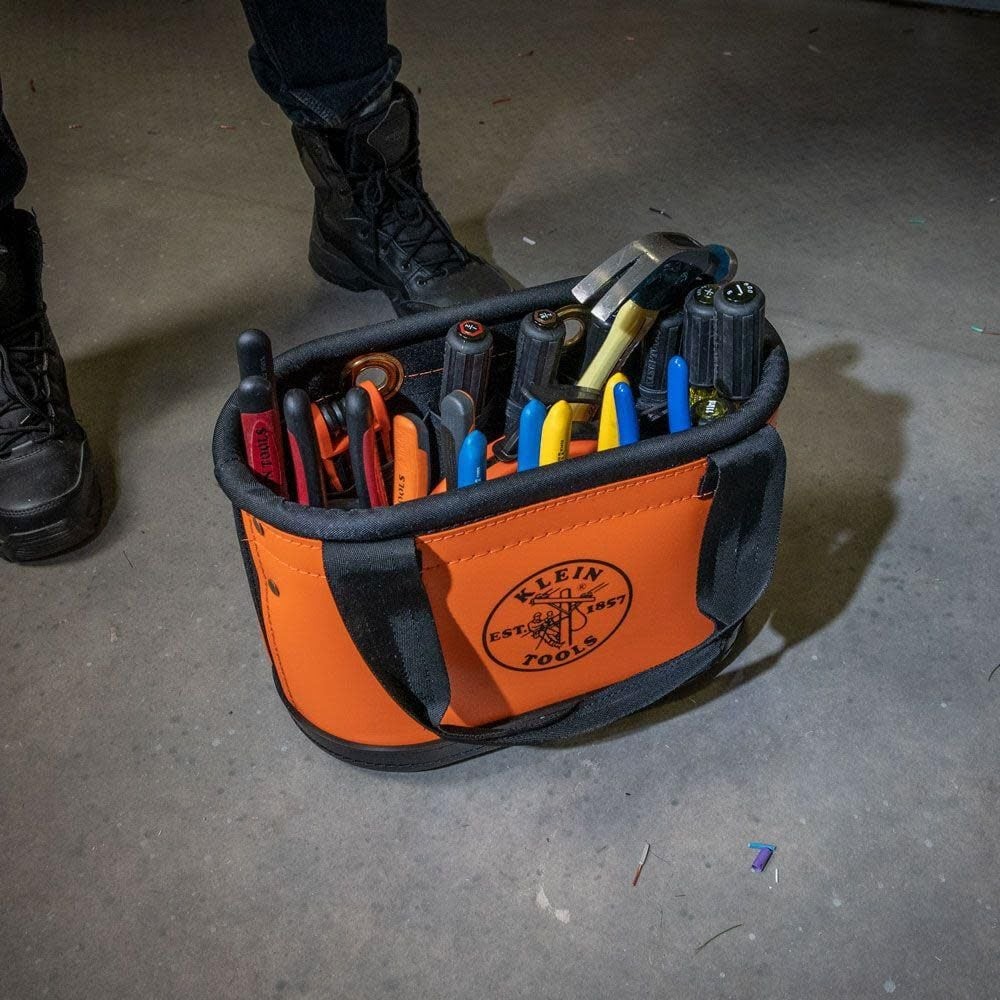 Klein Tools Hard Body Oval Bucket Orange/black