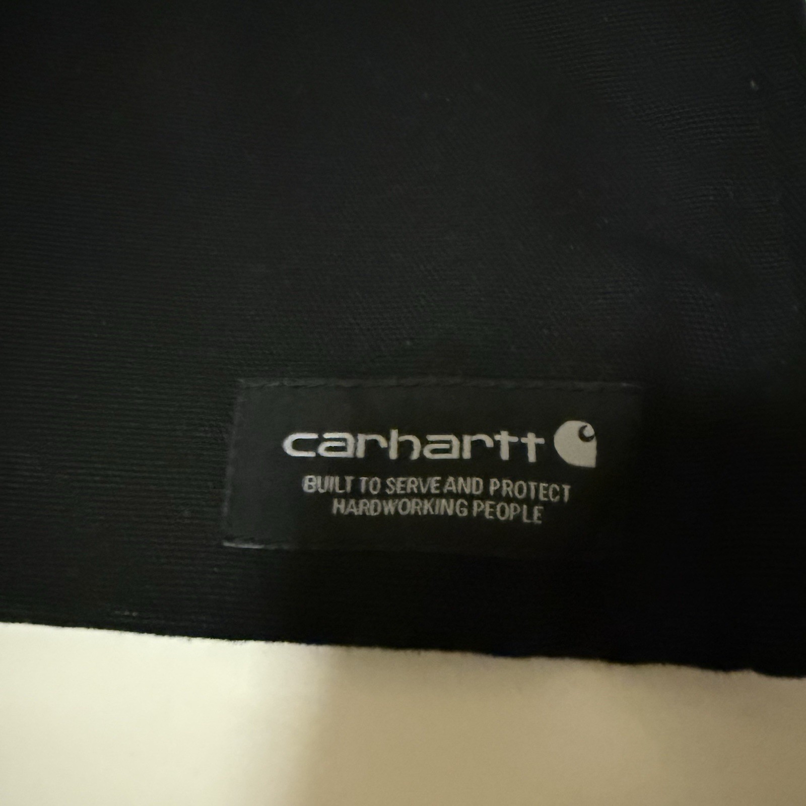 Carhartt Half Apron L-XL Black Firm Duck Half Tool Belt Pouch AM0009-M A09 BLK