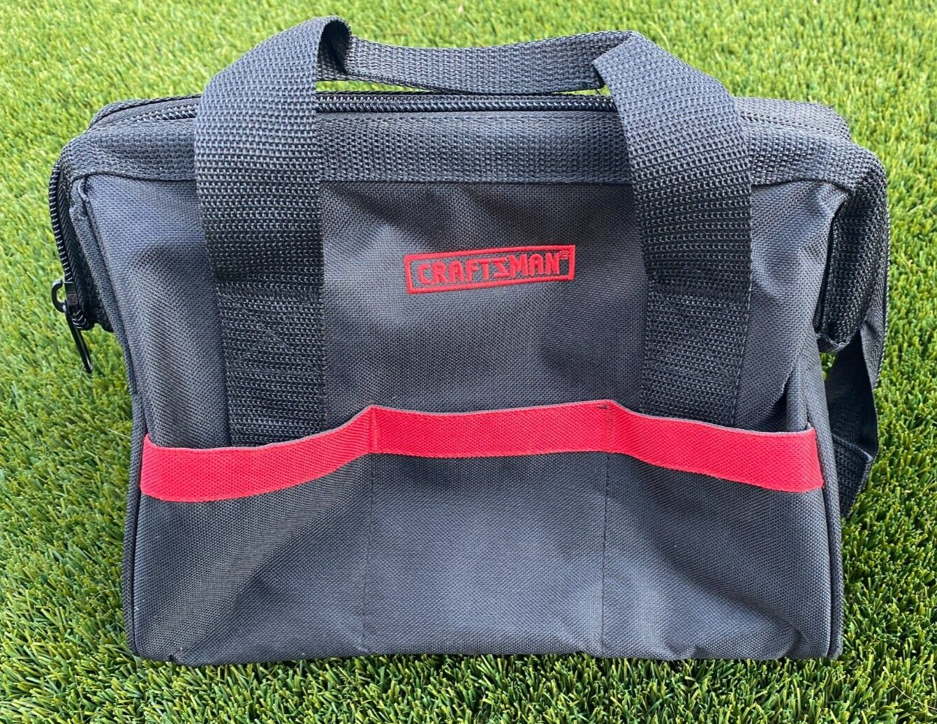 CRAFTSMAN Tool Tote Bag -3 Outside Pockets- Drill/Impact