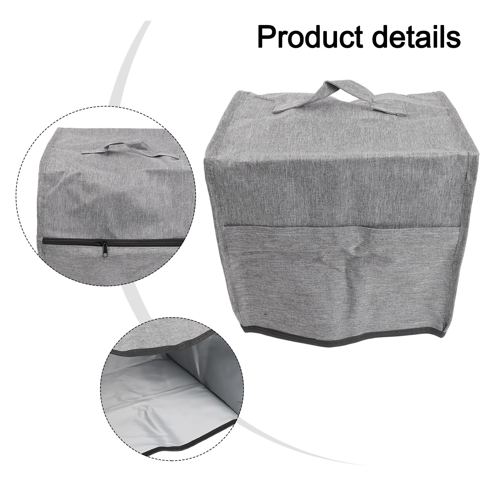 Overlock Sewing Machine Cover Easy To Clean Multiple Storage Compartments