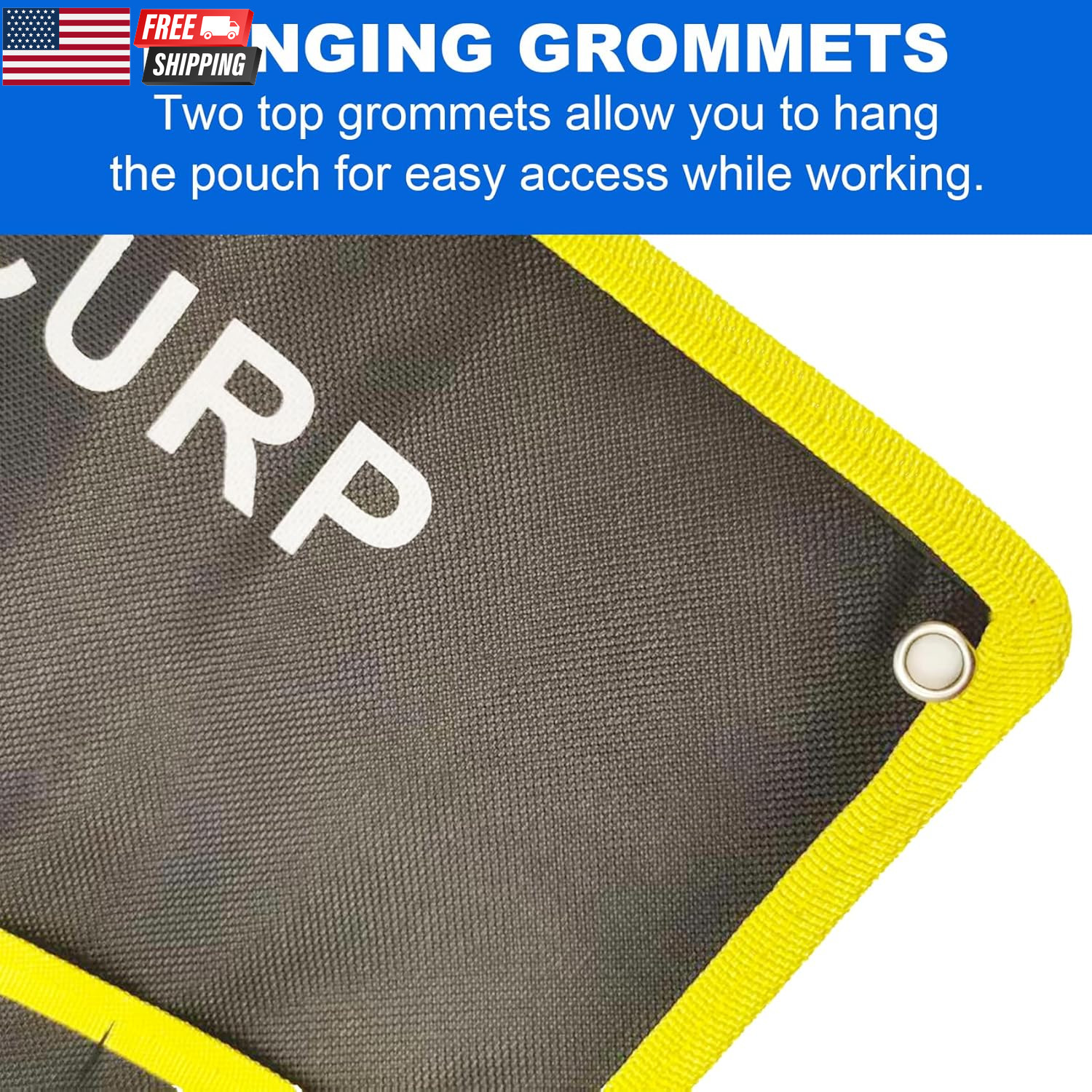 2PCS Wrench Roll up Pouch Wrench Organizer Roll Up Tool Roll up Bag Heavy Duty T