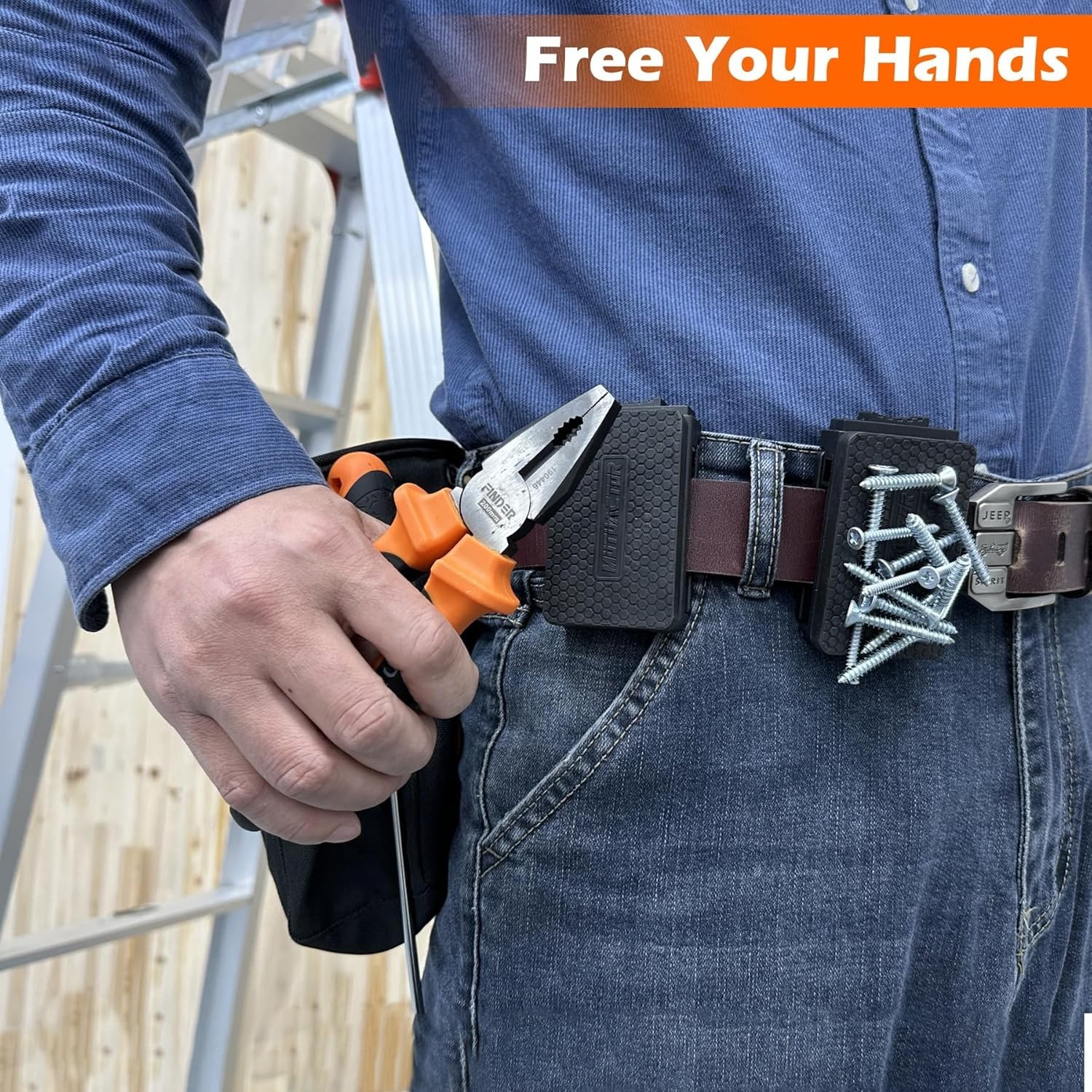 Heavy Duty Magnetic Tool Belt Clip