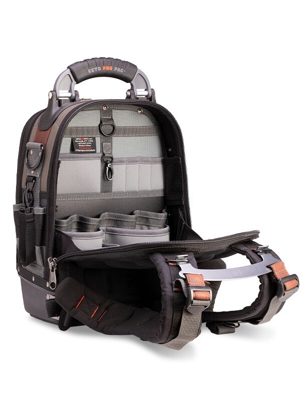 Veto Pro Pac Tech-Pac MC Compact Full-Featured Service Tech Tool Backpack