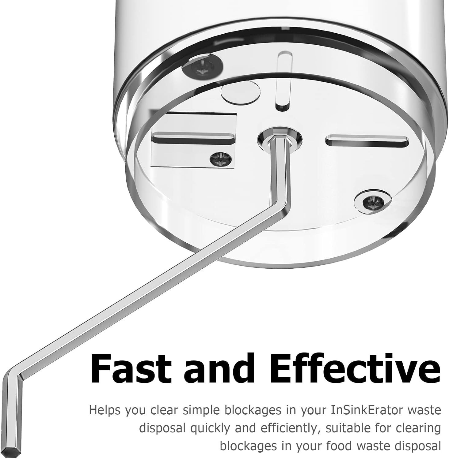 Garbage Disposal Wrench, 2 Pack Garbage Disposal Allen Wrench Tool Compatible…