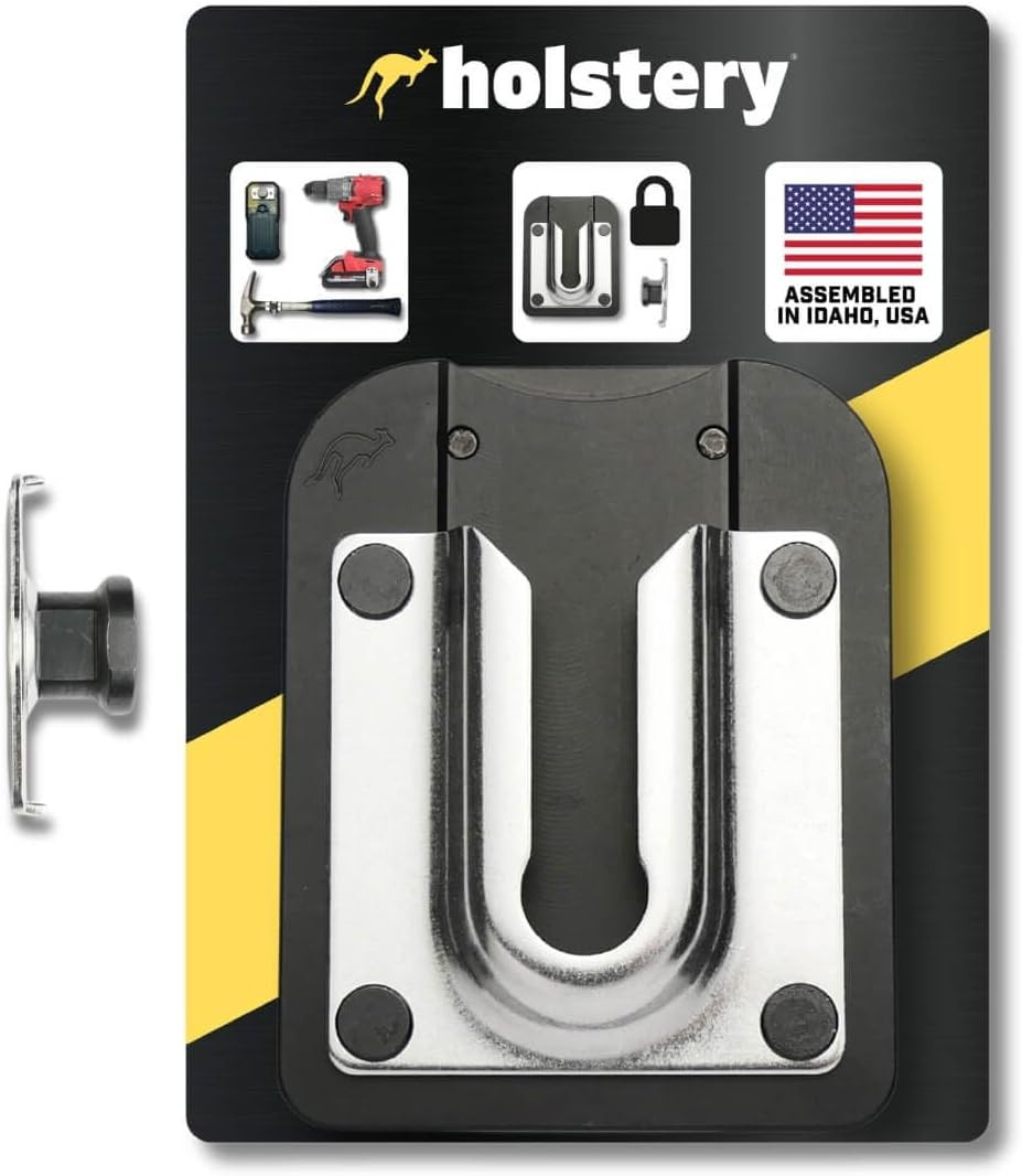 Pinpal Pro | Universal Tool Holster – Gravity Locking Clip-On Tool Belt Holder f