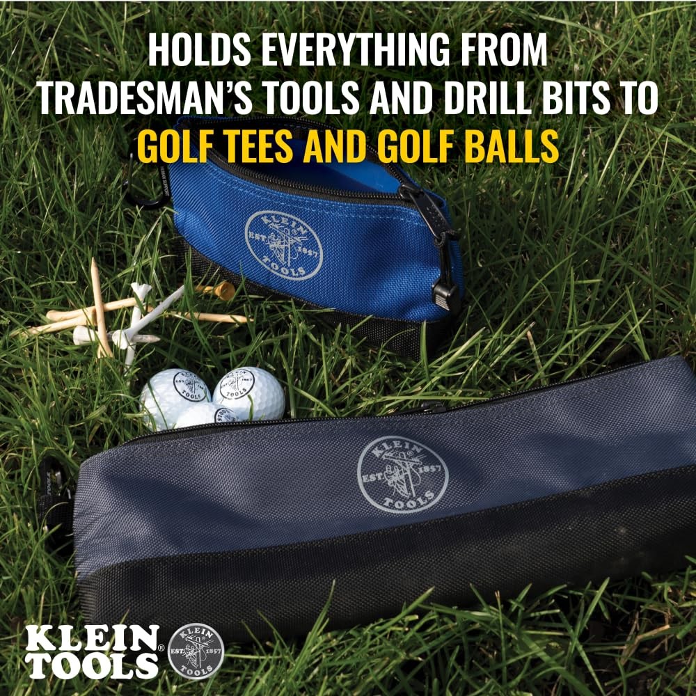 Klein Tools 80183 Zipper Tool Bag Set, 16.25 x 7.5 x 5.5 inches, Multicolor