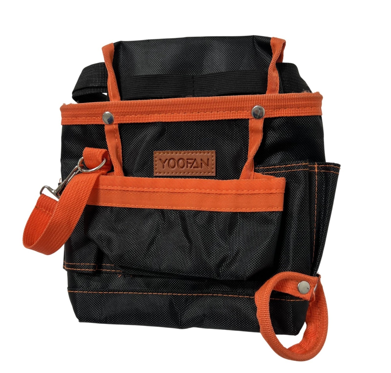 Yoofan Tool Pouch Belt in Black Orange