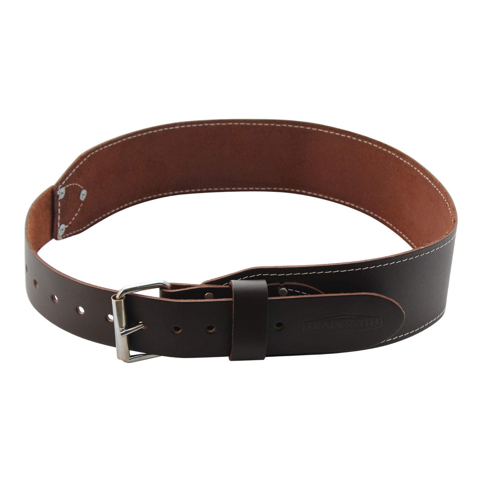 TradeSmith TS4833S/M – 3″ Top Grain Leather Ranger Work Belt