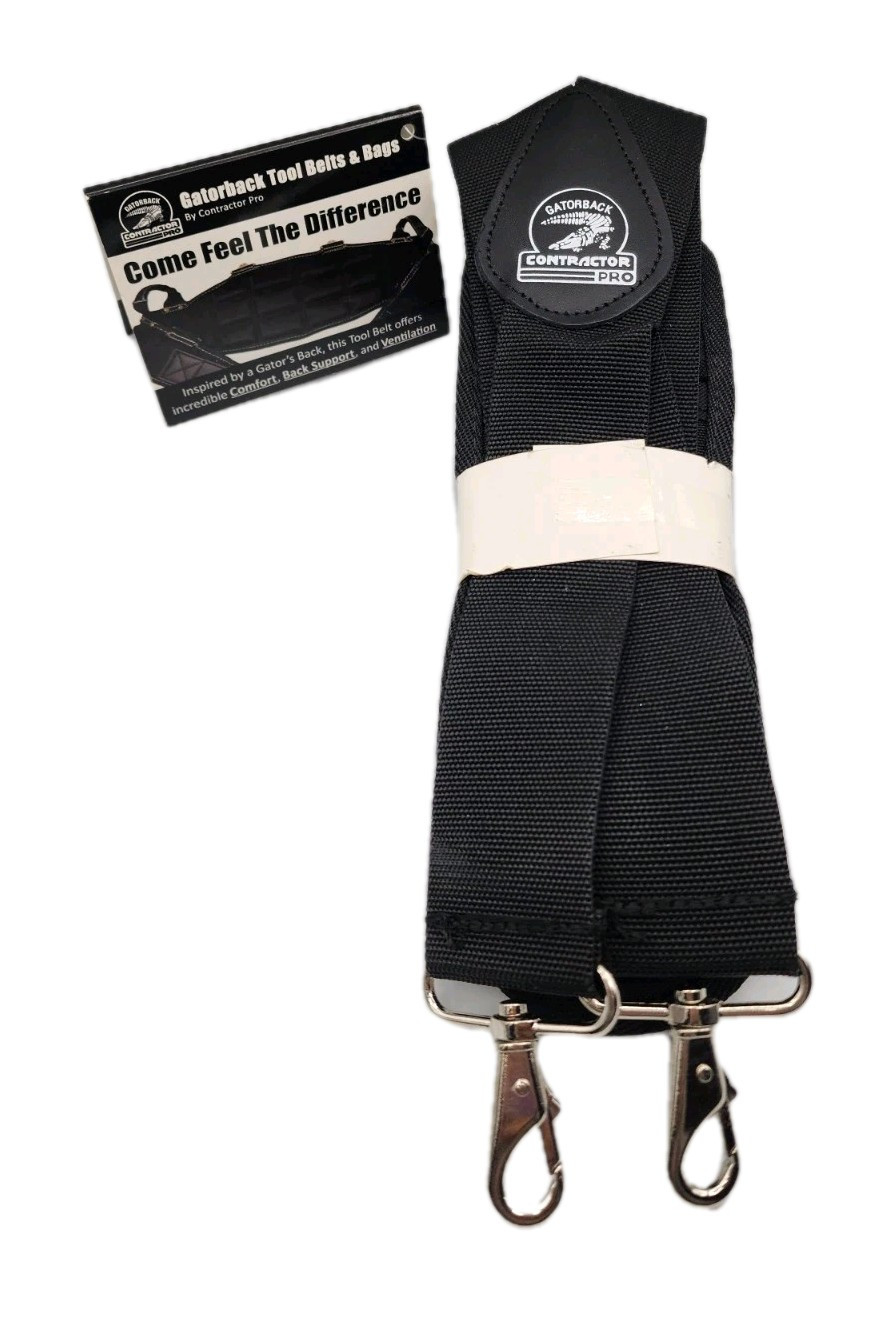 Gatorback B606 Suspenders for Tool Belts With Ventilated Padding & Spring Hooks