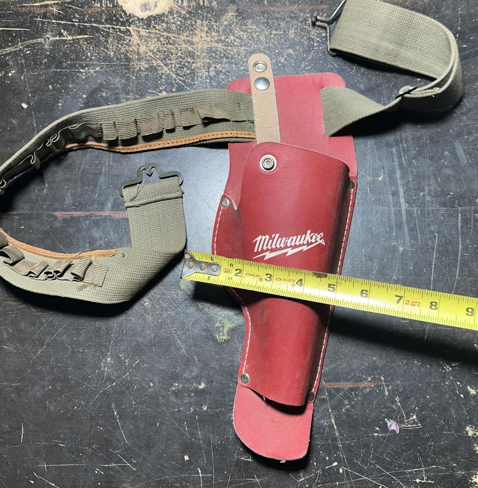 Milwaukee Leather Tool Holster With Strap / Belt