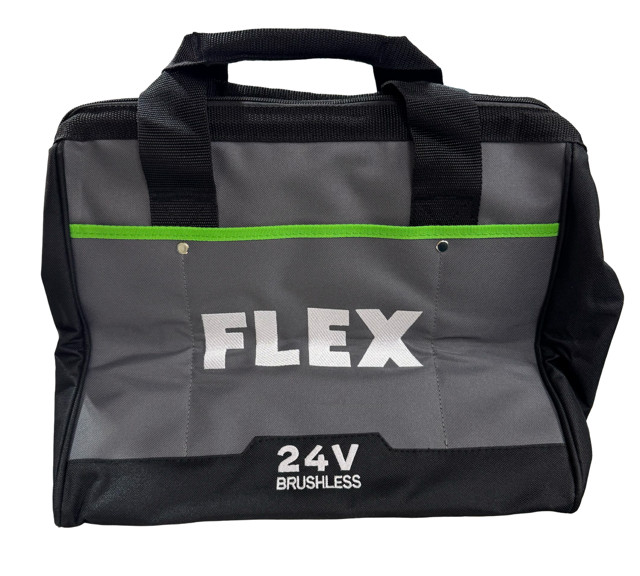 Flex 24v Power Tool Storage Bag with Zipper and Handles 14″ x 10″ x 10″