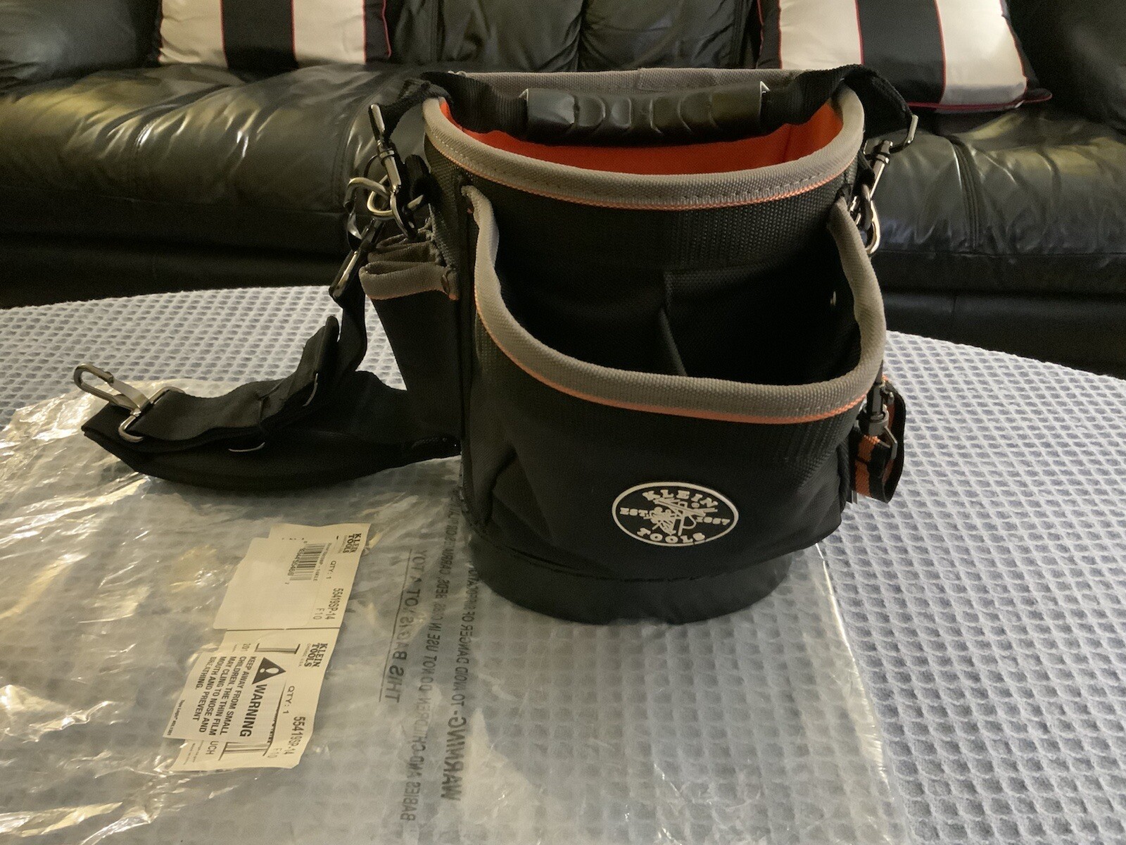 Klein Tools 55419SP-14 Tradesman PRO Tool Tote 1680D Ballistic Weave 14 Pockets