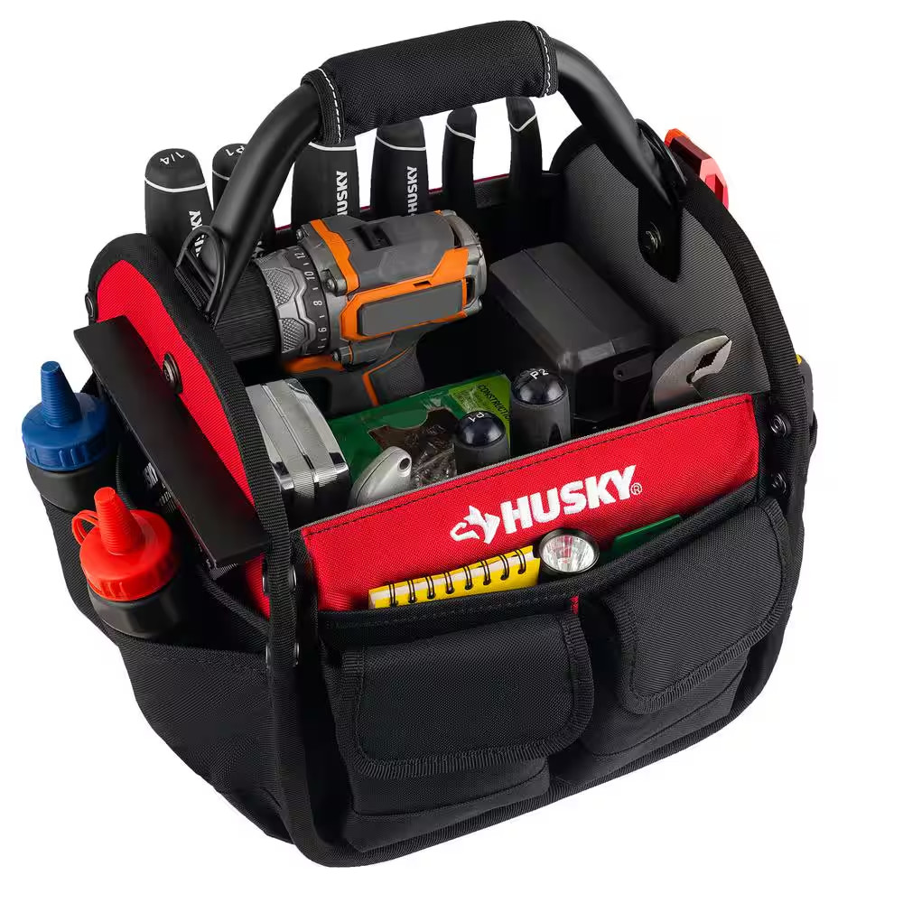 Tool Storage Tote Bag 10 In. Open Top All-Purpose Weather Resistant Jobsite NEW