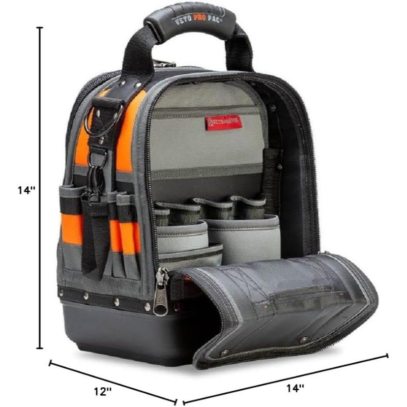 Multifunctional toolkit, multi-zipper and multi-compartment design