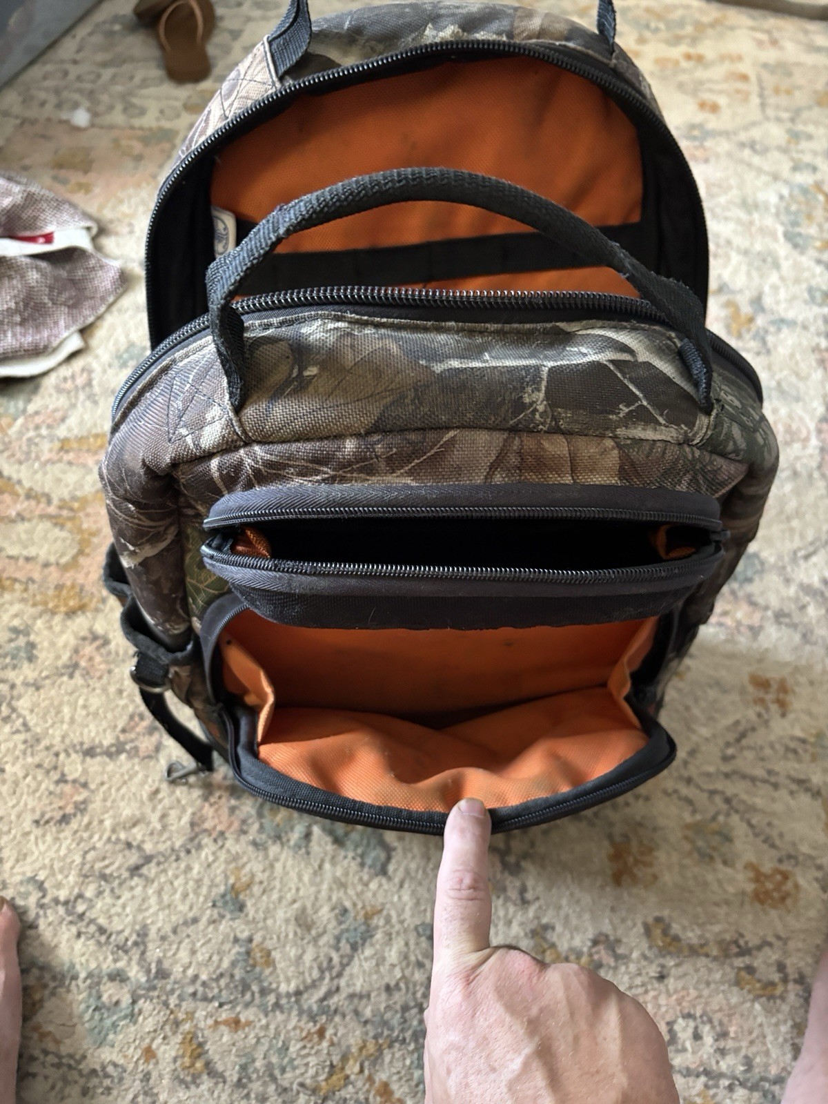 Klein Tools Camouflage/Black Tool Backpack w/ Padded Shoulder Straps & Handle