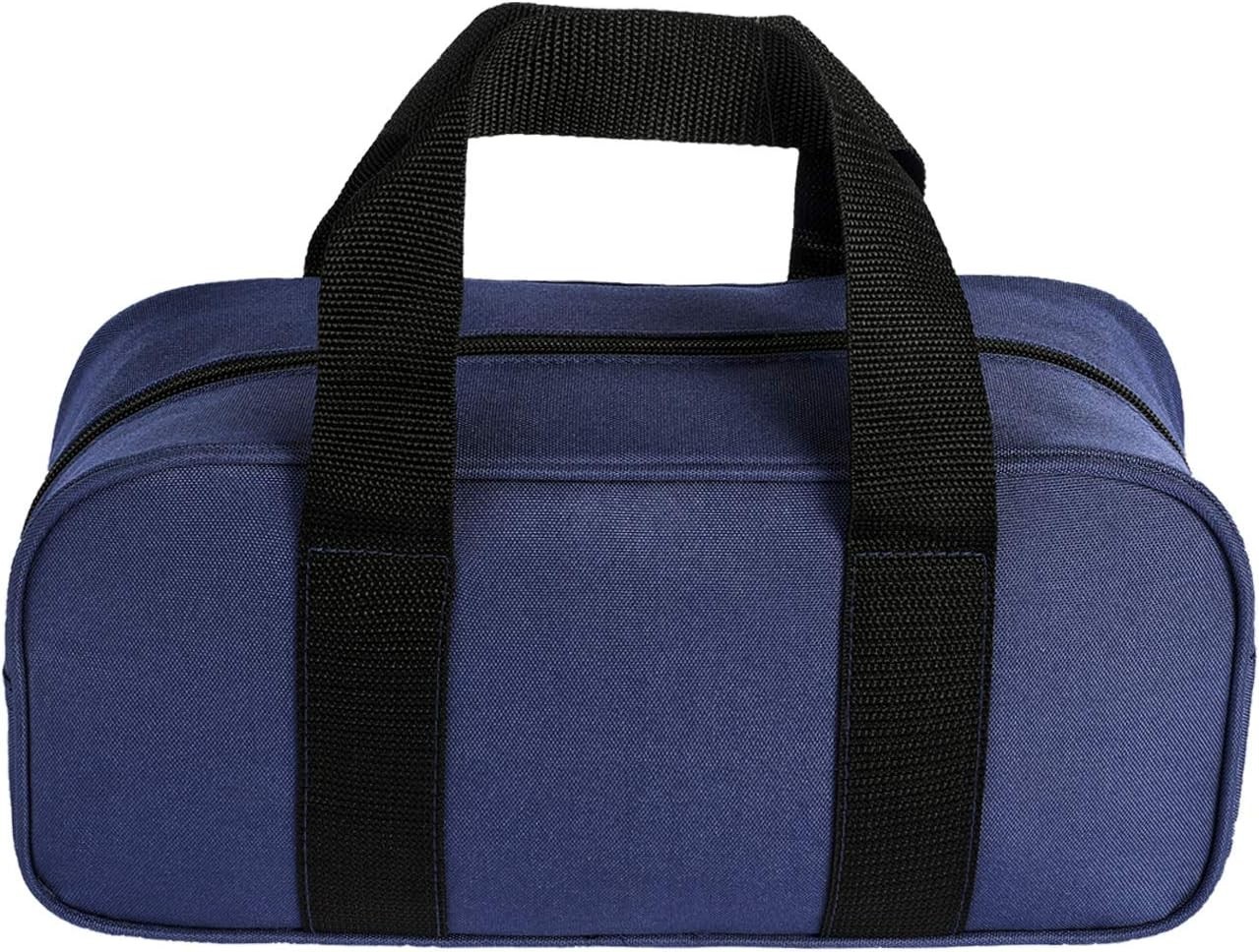 Durable Blue Tool Organizer Bag – Wide Open Mouth for Easy Access – 11.5″ x 5.5″